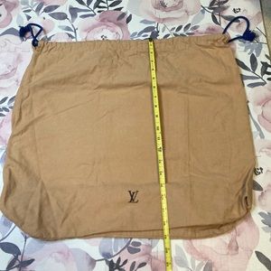 (Mgm17) Vintage Louis Vuitton dustbag with draw strings